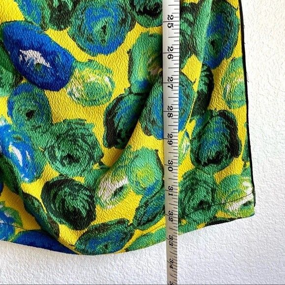 LAST CHANCE Tracy Reese Silk Bodycon Dress in Hot Sunshine Rose Racing Stripes 4 - Picture 10 of 12